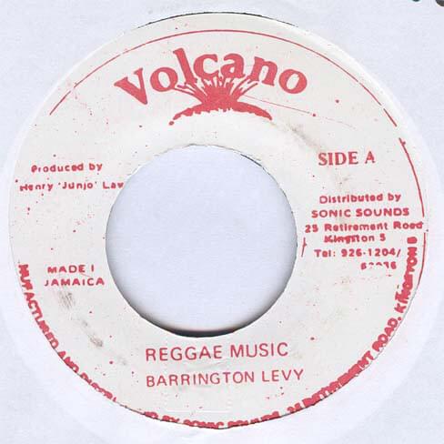 Album cover art for "Reggae Music" by Barrington Levy