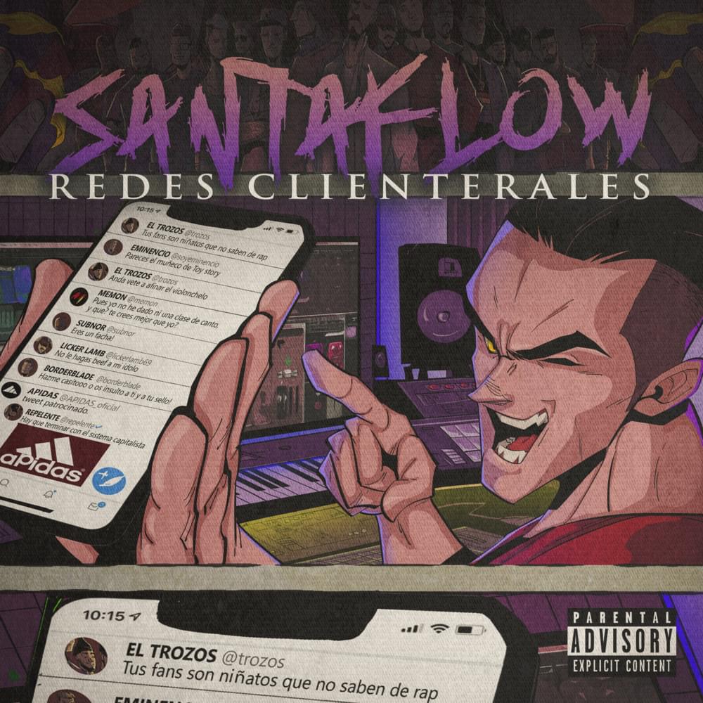 Album cover art for "Redes Clientelares" by Santaflow