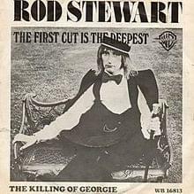 Album cover art for "The First Cut Is the Deepest" by Rod Stewart