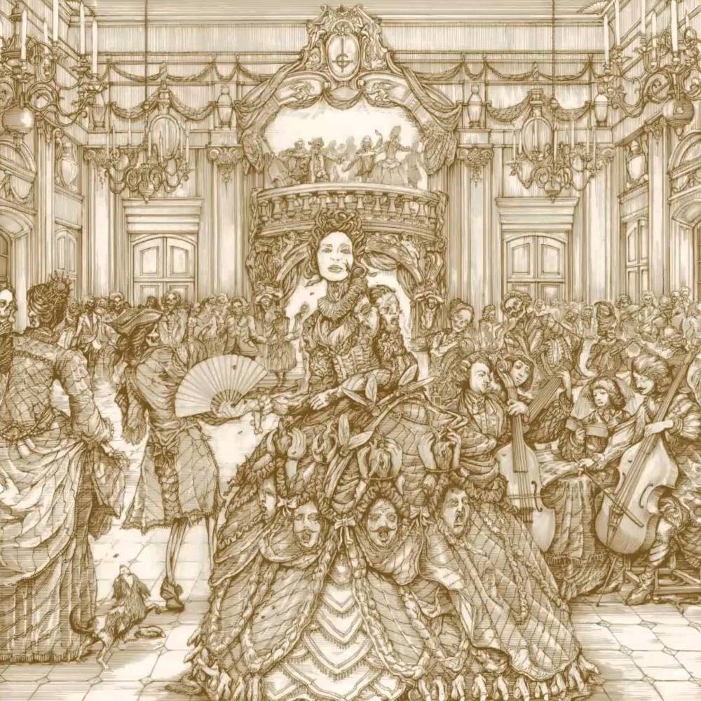 Album cover art for "Ghuleh / Zombie Queen" by Ghost