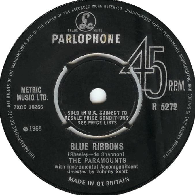 Blue Ribbons by The Paramounts