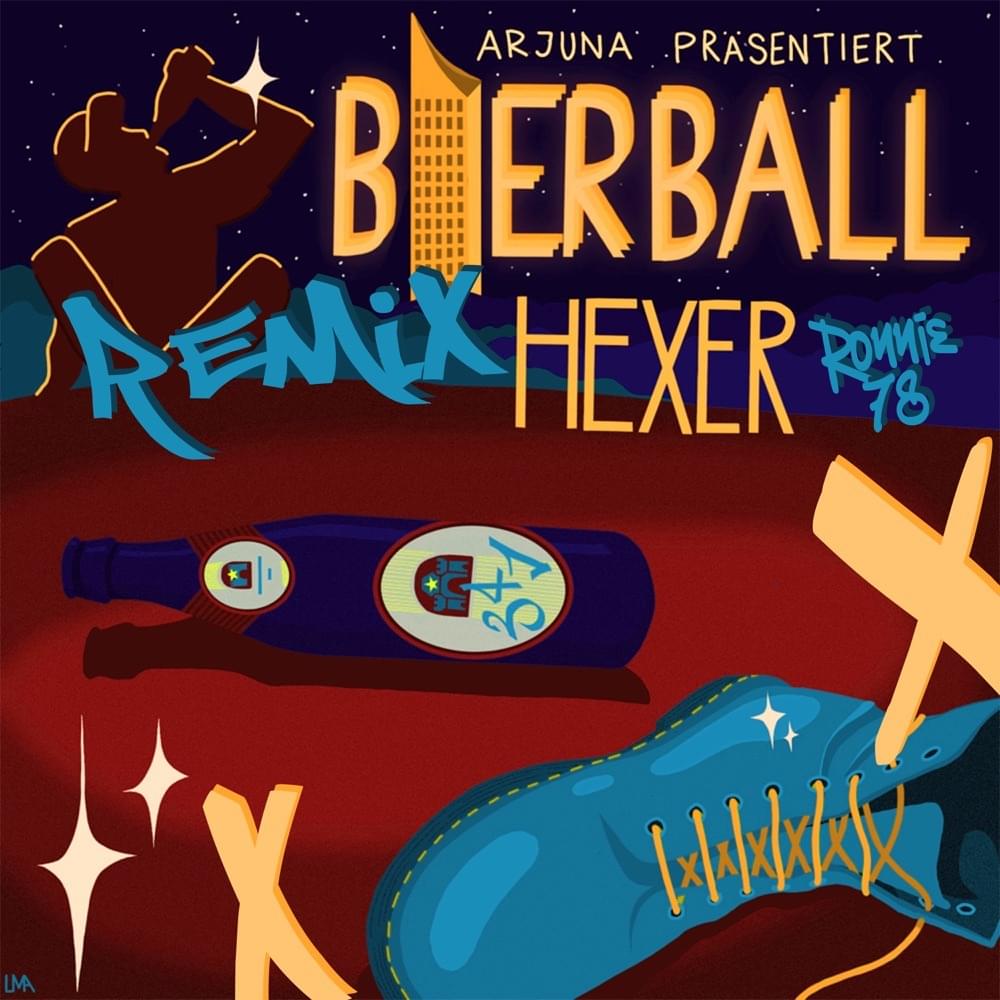Album cover art for "Bierball (Remix)" by HeXer