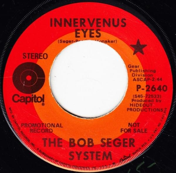 Album cover art for "Innervenus Eyes" by Bob Seger