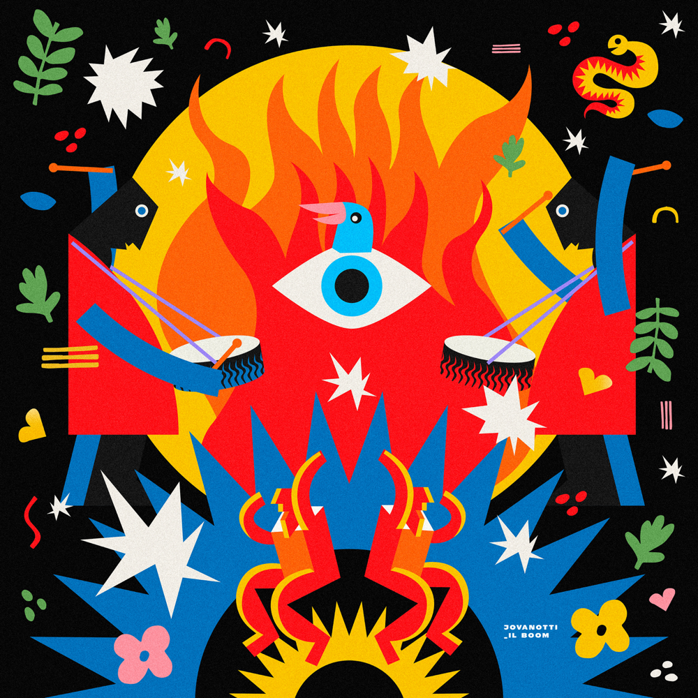 Album cover art for "Il Boom" by Jovanotti
