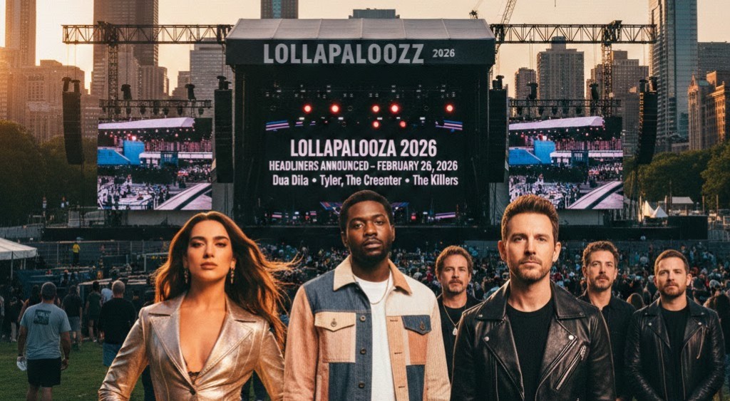 Lollapalooza 2026: Dua Lipa, Tyler, The Creator, The Killers to Headline